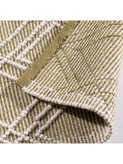 Esselle Green Blenheim 100% Pet 120x170cm Diamond Rug - Image 4 of 5