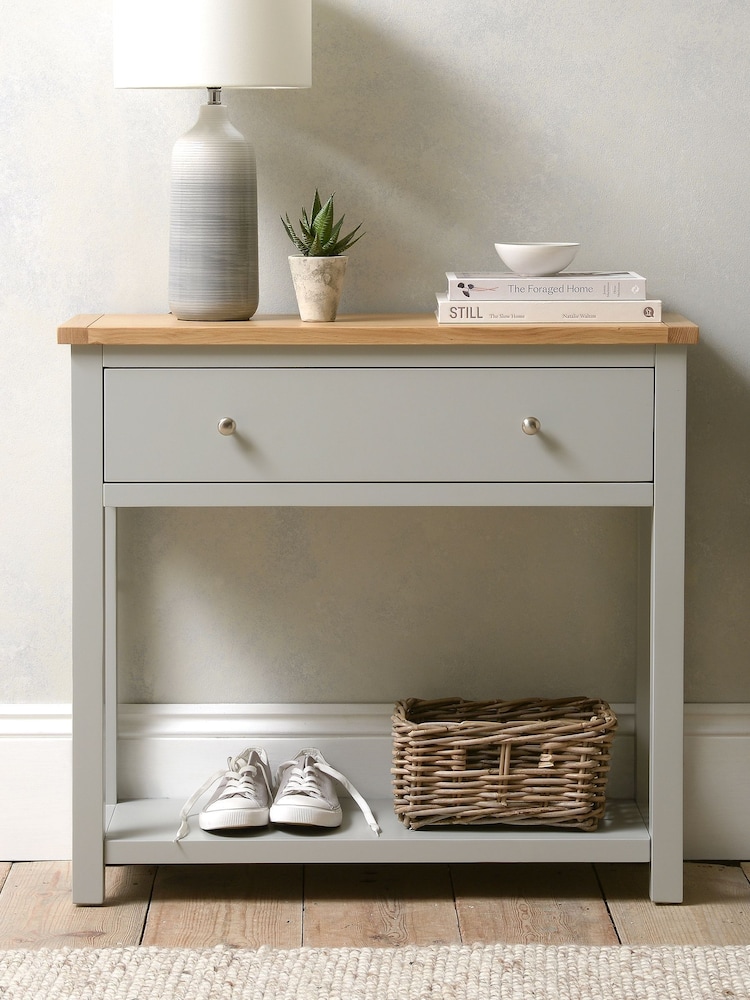 Cotswold Company Pebble Grey 'Simply Cotswold' Console Table - Image 1 of 4