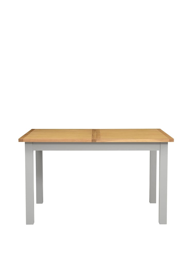 Cotswold Company Pebble Grey 'Simply Cotswold' 4-6 Seater Extending Dining Table - Image 2 of 6