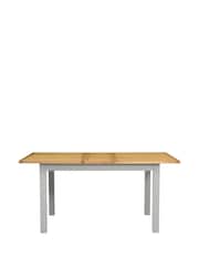 Cotswold Company Pebble Grey 'Simply Cotswold' 4-6 Seater Extending Dining Table - Image 3 of 6