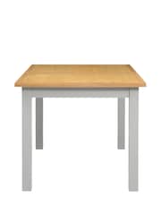 Cotswold Company Pebble Grey 'Simply Cotswold' 4-6 Seater Extending Dining Table - Image 5 of 6