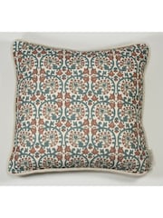 Esselle Blue Veda Linen Cushion - Image 2 of 5