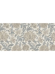 Esselle Blue Eden Plain/Nima Floral Cushion - Image 3 of 3
