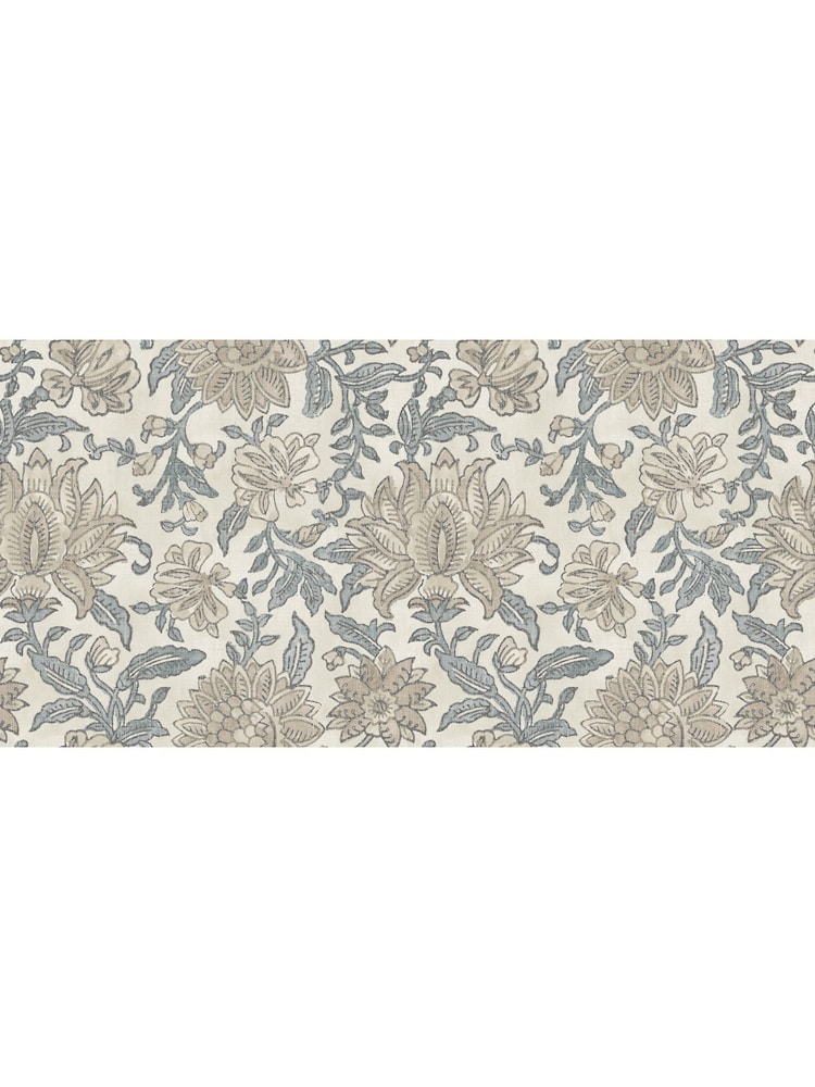 Esselle Blue Eden Plain/Nima Floral Cushion - Image 3 of 3