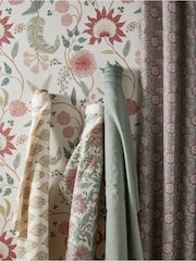 Esselle Green Eden Plain/Nima Floral Mineral Cushion - Image 4 of 4