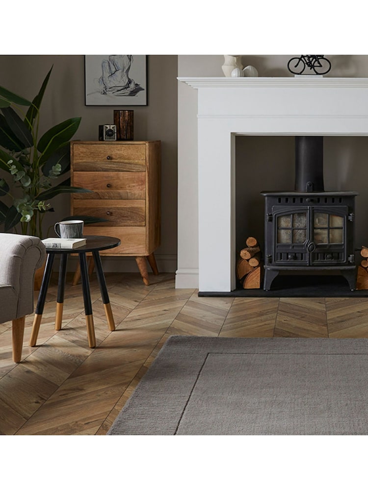 Esselle Grey Esme 120x170cm Wool Rug - Image 5 of 5