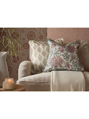Esselle Natural Naya Motif Cushion - Image 1 of 3