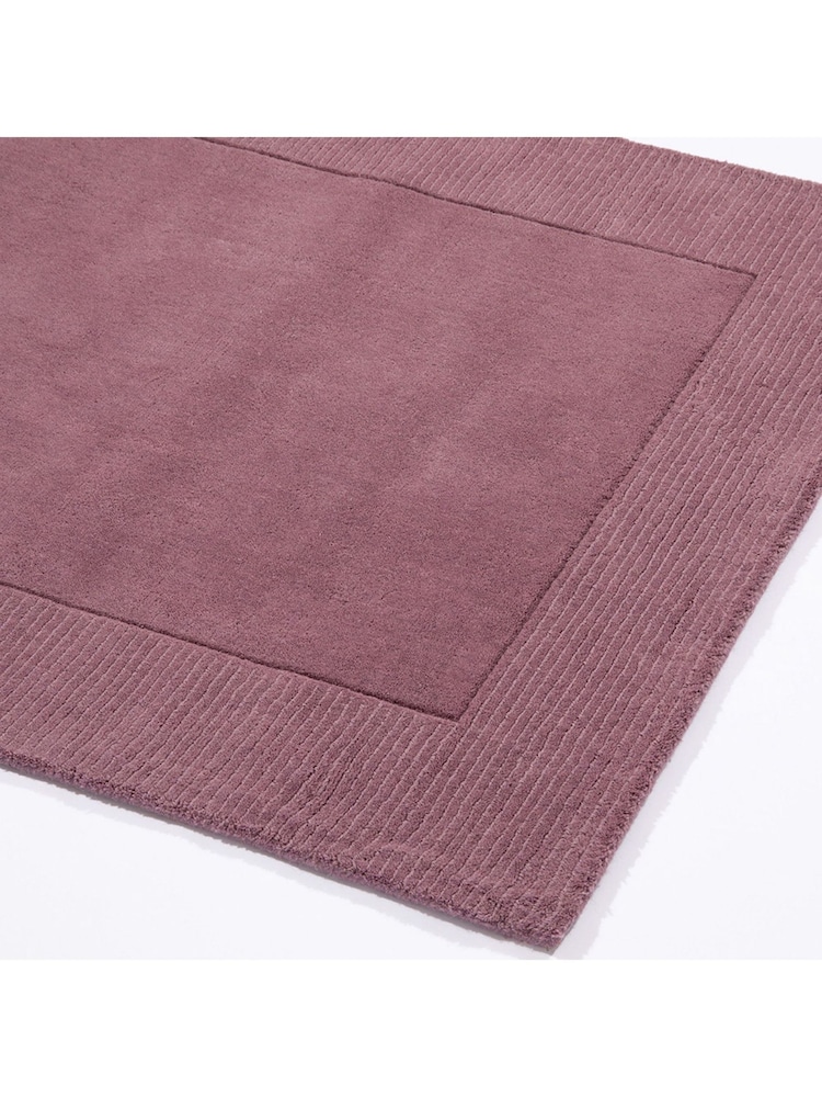 Esselle Purple Esme 60x230cm Mauve Wool Runner - Image 2 of 5