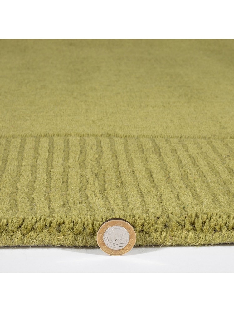 Esselle Green Esme 60x230cm Wool Runner - Image 5 of 5