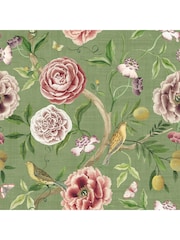Esselle Grey Eden Plain/Chinoiserie Oyster Cushion - Image 3 of 3