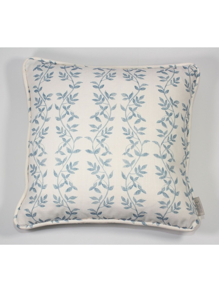 Esselle Blue Botanic Vines Cushion - Image 2 of 5