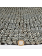 Esselle Grey Whitefield 120x170cm Handwoven Boucle Rug - Image 2 of 5