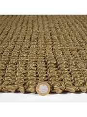 Esselle Green Whitefield 120x170cm Handwoven Boucle Rug - Image 3 of 5