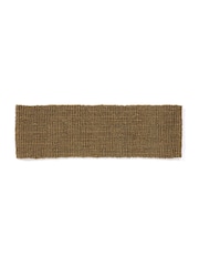 Esselle Green Whitefield 45x150cm Handwoven Boucle Runner - Image 1 of 5