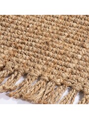 Esselle Natural Whitefield 60x230cm Boucle Runner Tassel - Image 3 of 5