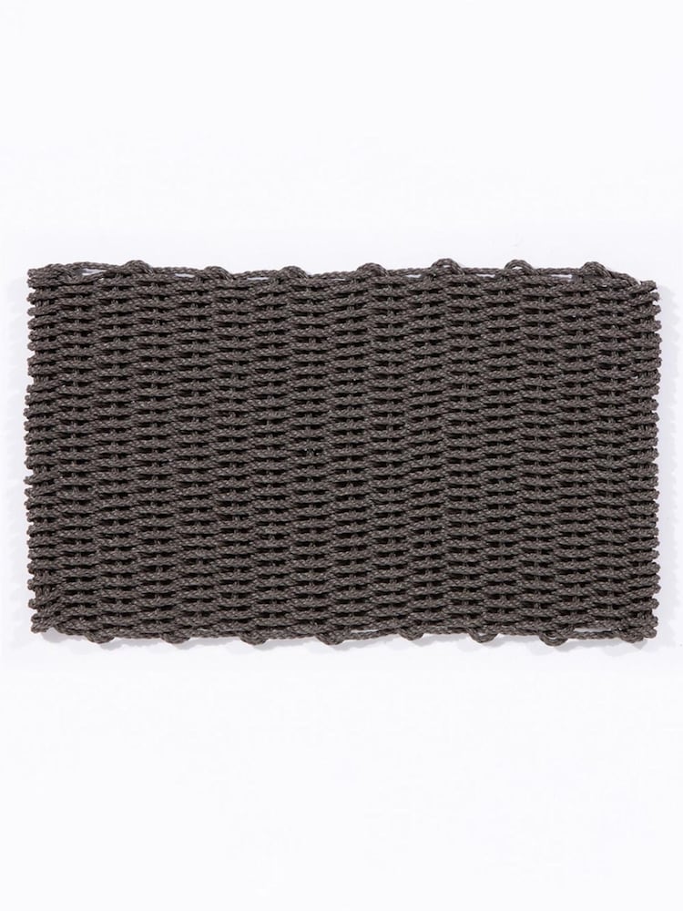 Esselle Grey Didsbury 45x75cm Slate Braided Polypropylene Mat - Image 1 of 5