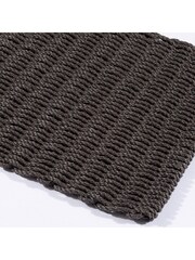 Esselle Grey Didsbury 45x75cm Slate Braided Polypropylene Mat - Image 2 of 5