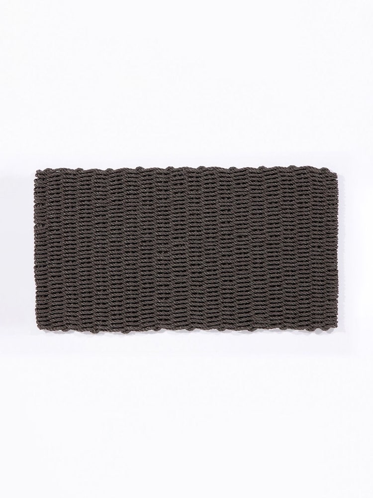 Esselle Grey Didsbury 55x100cm Slate Braided Polypropylene Mat - Image 1 of 5