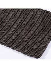 Esselle Grey Didsbury 55x100cm Slate Braided Polypropylene Mat - Image 3 of 5