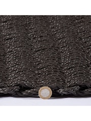 Esselle Grey Didsbury 55x100cm Slate Braided Polypropylene Mat - Image 5 of 5