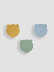 JoJo Maman Bébé Set of 3 Bear Silicone Snack Pots - Image 1 of 5