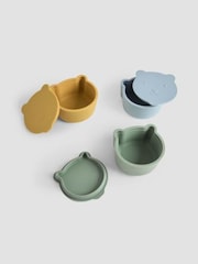 JoJo Maman Bébé Set of 3 Bear Silicone Snack Pots - Image 2 of 5