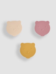 JoJo Maman Bébé Set of 3 Bear Silicone Snack Pots - Image 1 of 4