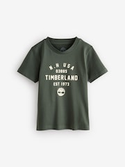 Timberland Green Logo T-Shirts 2 Pack - Image 2 of 3