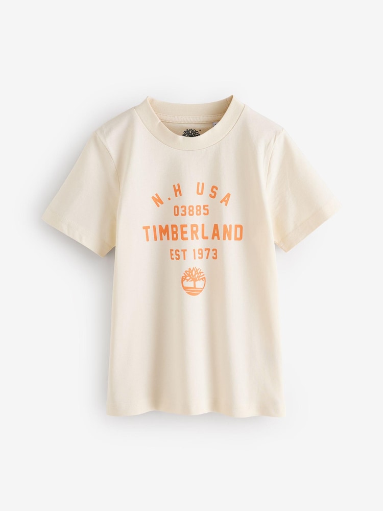 Timberland Green Logo T-Shirts 2 Pack - Image 3 of 3 Timberland Green Logo T-Shirts 2 Pack - Image 3 of 3