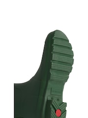 Hunter Green Original Tall Tartan Back Strap Wellington Boots - Image 4 of 4