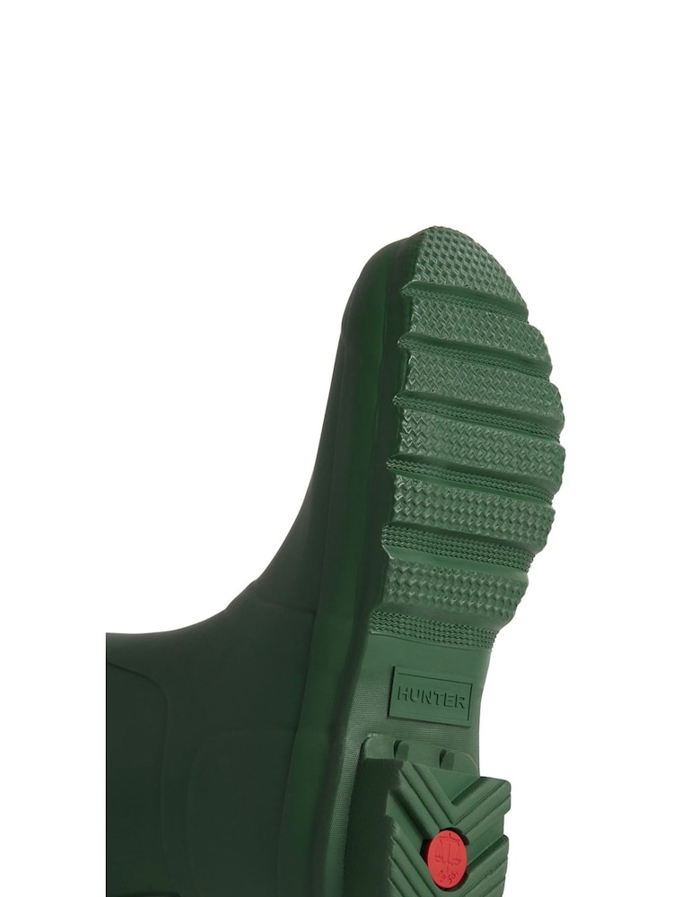 Hunter Green Original Tall Tartan Back Strap Wellington Boots - Image 4 of 4