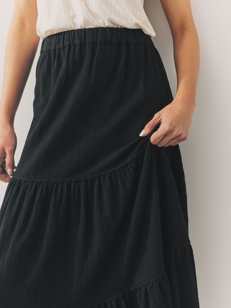 Jupe Noire Next - Taille 6 (coupé Large, Correspond à Une Taille 8) - Neuf Sans étiquettes