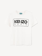 KENZO KIDS White  Rectangle Logo Short Sleeve T-Shirt - Image 1 of 2