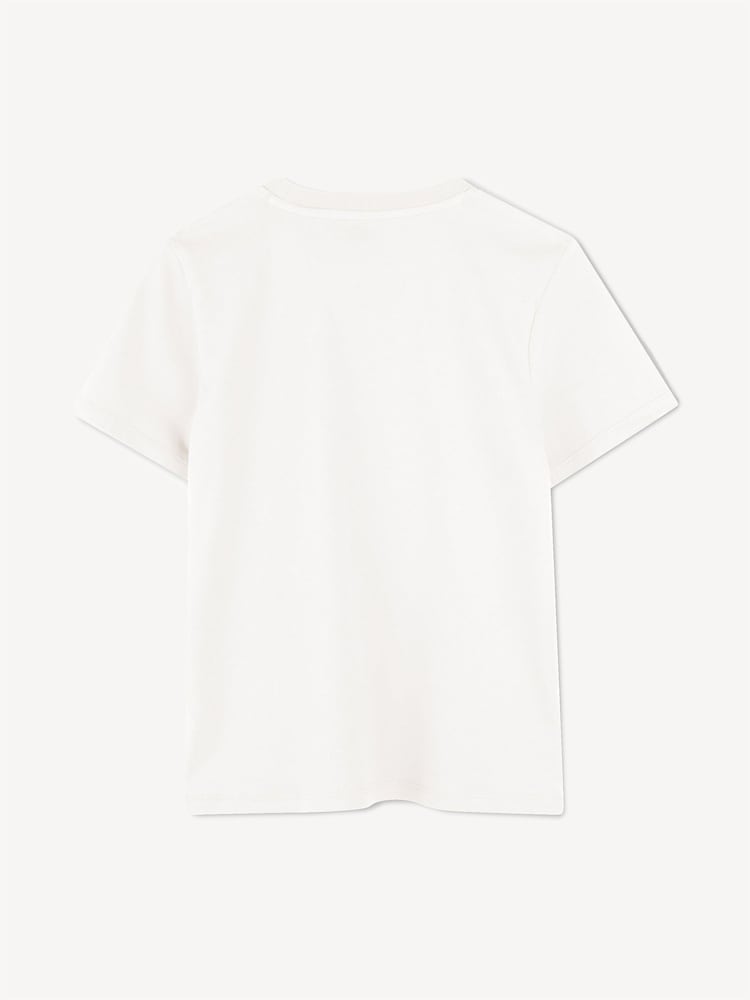 KENZO KIDS White Rectangle Logo Short Sleeve T-Shirt - Image 2 of 2 KENZO KIDS White Rectangle Logo Short Sleeve T-Shirt - Image 2 of 2