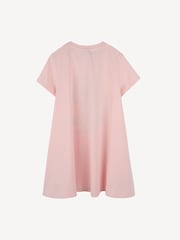 KENZO KIDS Pink Short Sleeve Logo Flower T-Shirt Dress - Image 2 of 2