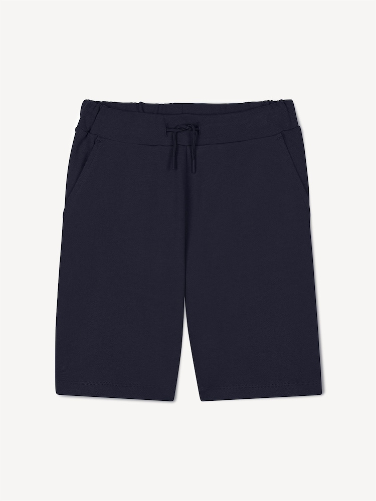 KENZO KIDS Blue Small Tiger Print Logo Bermuda Shorts - Image 1 of 2