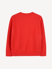 KENZO KIDS Red Long Sleeve Large Tiger Print Logo Sweatshirt - Image 2 of 2