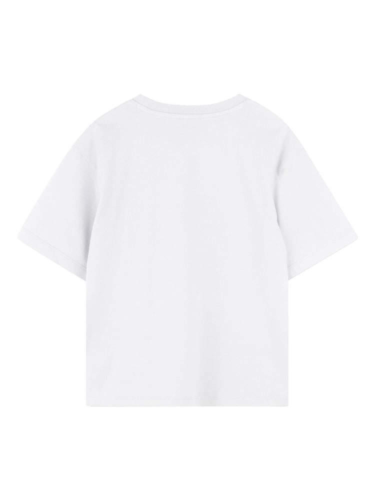 KENZO KIDS Short Sleeve Tiger Print Logo White T-Shirt - Image 2 of 3