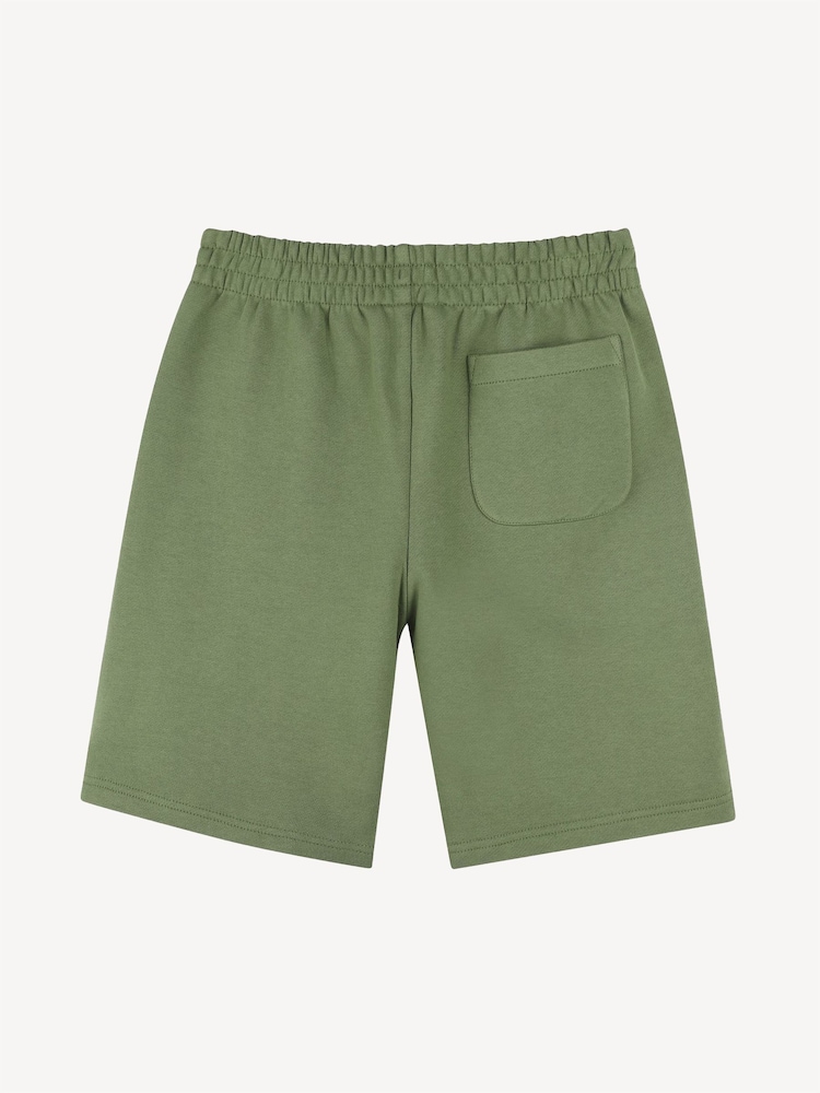 KENZO KIDS Green Small Tiger Print Logo Bermuda Shorts - Image 2 of 2