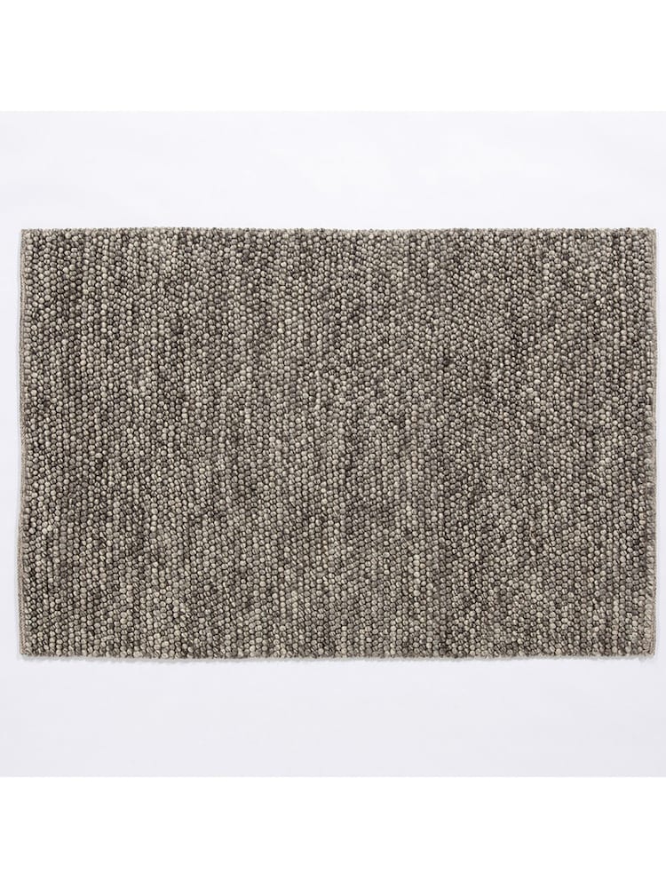 Esselle Grey Delilah Mottled Wool Pebble Rug - Image 1 of 5