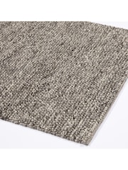 Esselle Grey Delilah Mottled Wool Pebble Rug - Image 3 of 5