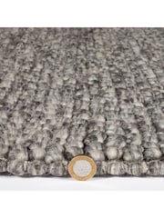 Esselle Grey Delilah Mottled Wool Pebble Rug - Image 4 of 5