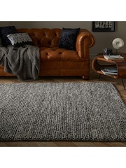 Esselle Grey Delilah Mottled Wool Pebble Rug - Image 5 of 5