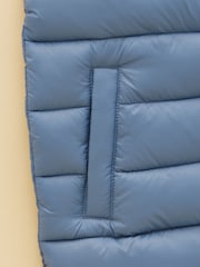 Joules Crofton Blue Padded Gilet - Image 4 of 4