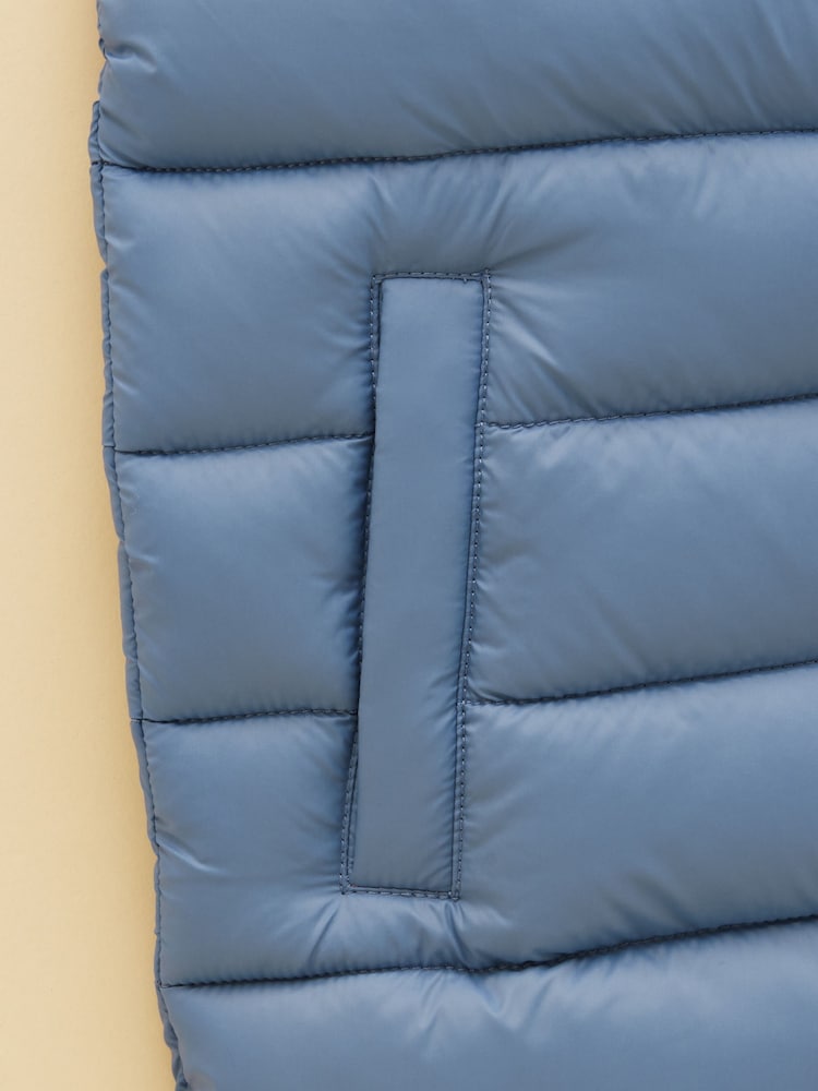 Joules Crofton Blue Padded Gilet - Image 4 of 4 Joules Crofton Blue Padded Gilet - Image 4 of 4
