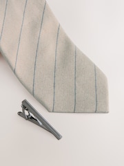 Neutral Stripe Tie - Image 2 of 3