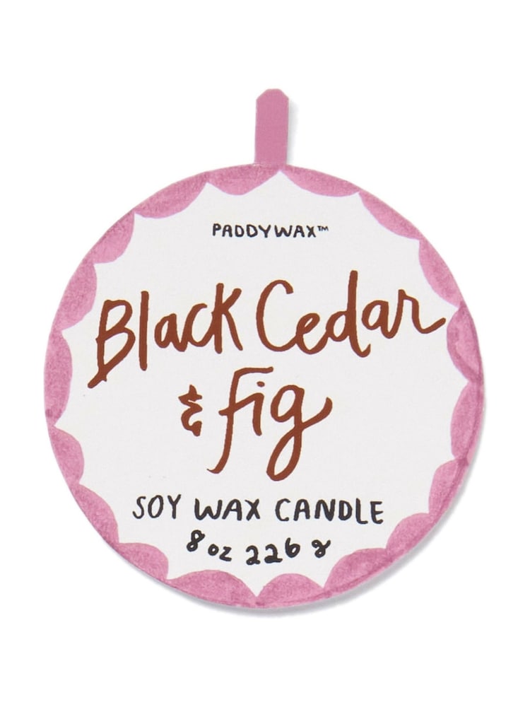 Paddywax Green Adopo Tiger Ceramic Candle - Black Cedar & Fig - Image 3 of 3