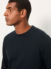 FatFace Arne Black Arne Long Sleeve Heavyweight Relaxed Fit Tshirt - Image 5 of 6