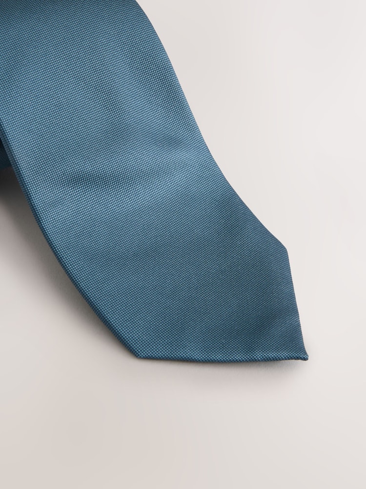 Blue Silk Tie - Image 2 of 3