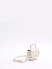 River Island Cream Girls Ditsy Mini Cross Body Bag - Image 4 of 5